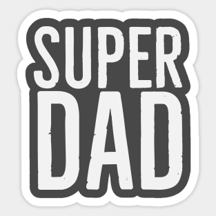 Super dad Sticker